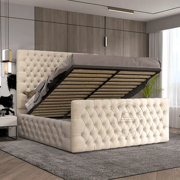 Ook min Halve cirkel Denver Chesterfield Upholstered Bed Frame | Luxurious Beds 