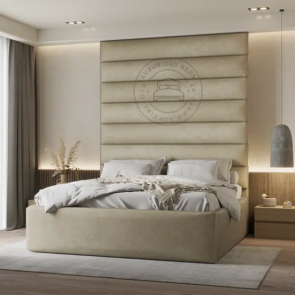 Luxury Luciano High Headboard Bed Frame